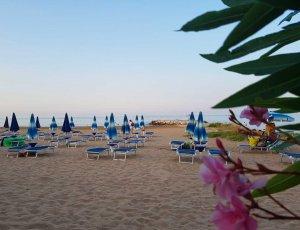 Tramonto Spiaggia Hotel Villaggio Gabbiano Beach Vieste